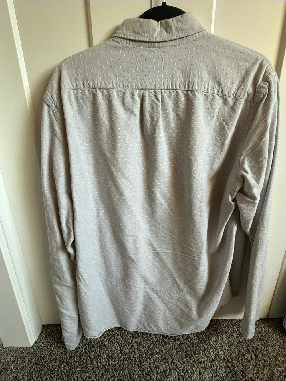 J. Crew Men's Light Gray Button-Down Shirt